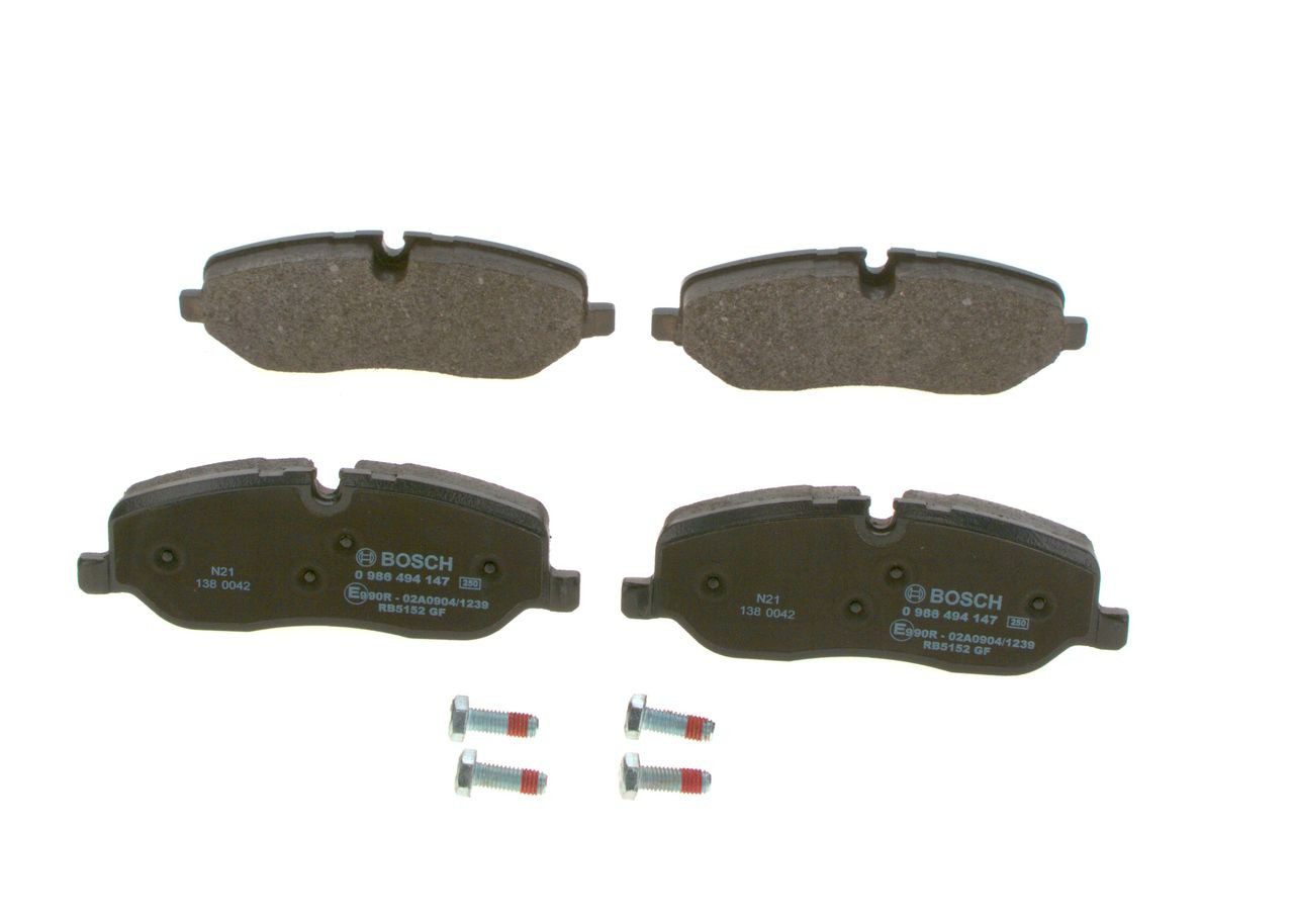 Передні тормозні колодки 0986494147 Bosch