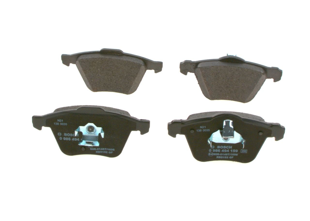Передні тормозні колодки 0986494159 Bosch