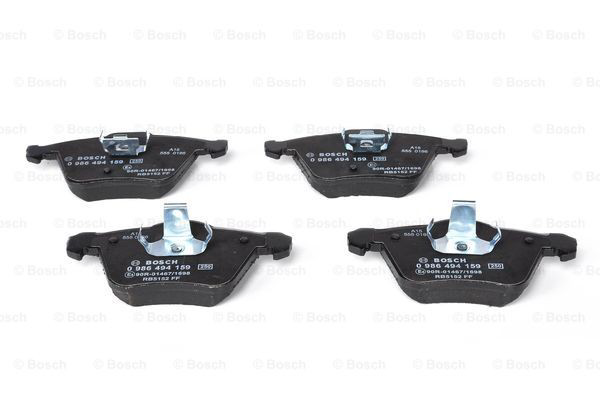 Передні тормозні колодки 0986494159 Bosch