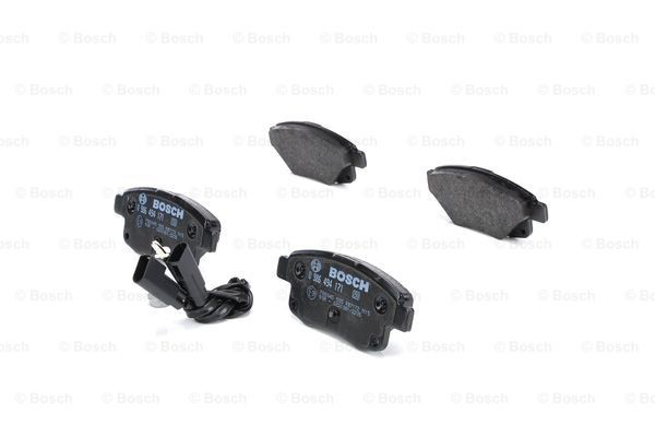 0986494171 Bosch Колодки гальмівні задні, дискові
