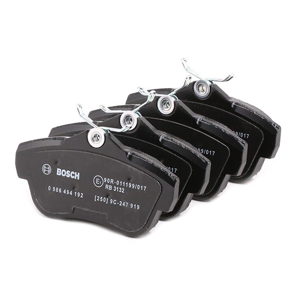 Задні гальмівні колодки 0986494192 Bosch