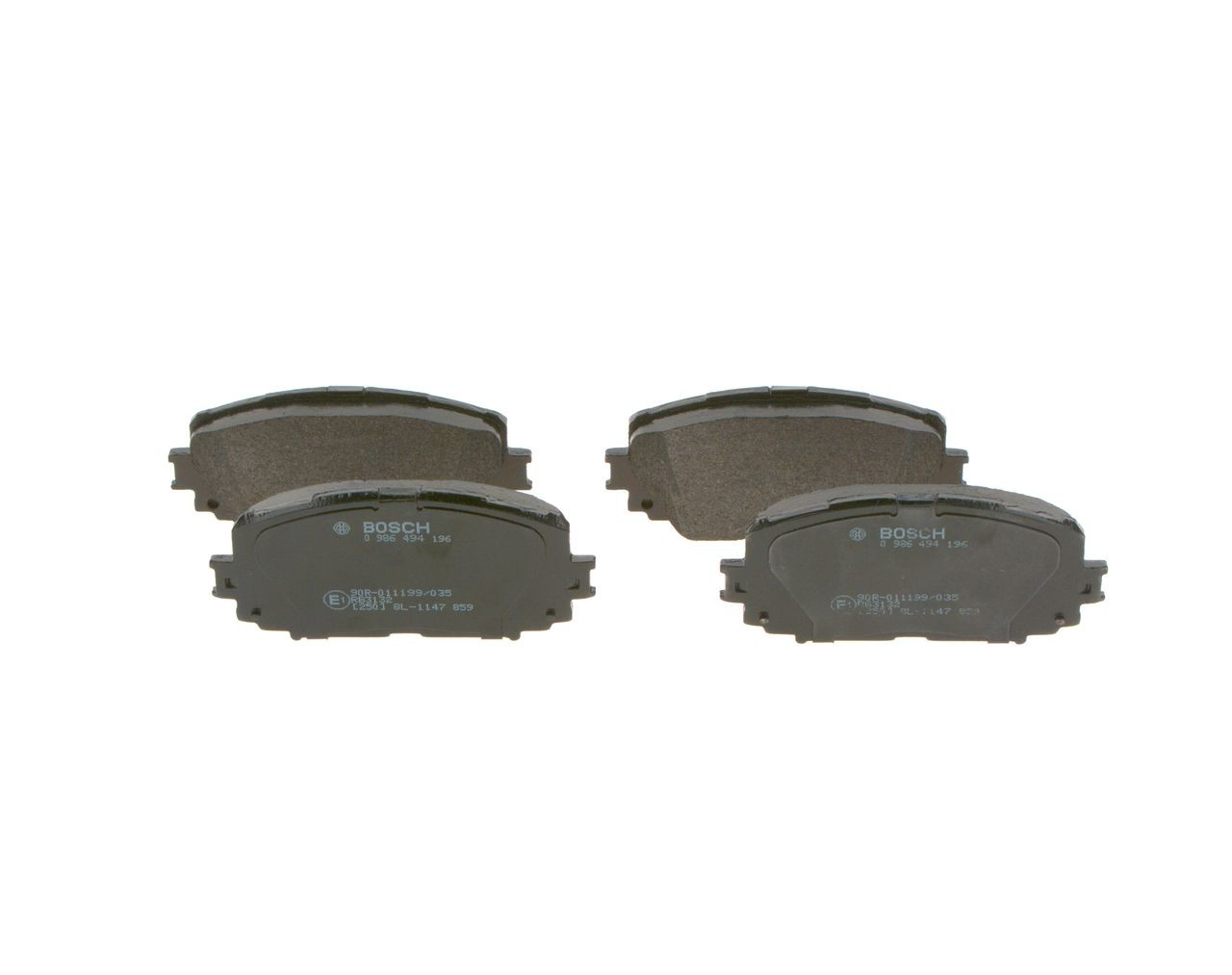 Гальмівні колодки Bosch 0986494196 ціна, від 30.71 USD