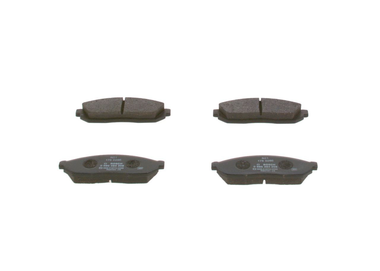 Тормозні колодки Bosch 0986494208