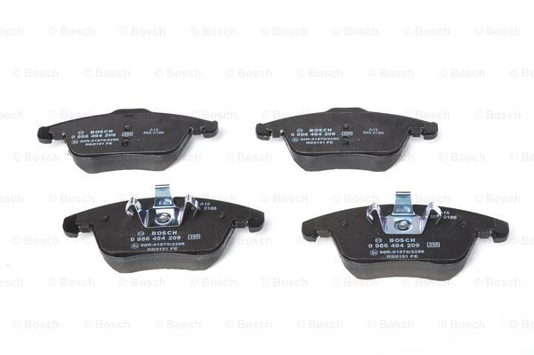 0986494209 Bosch Передні гальмівні колодки