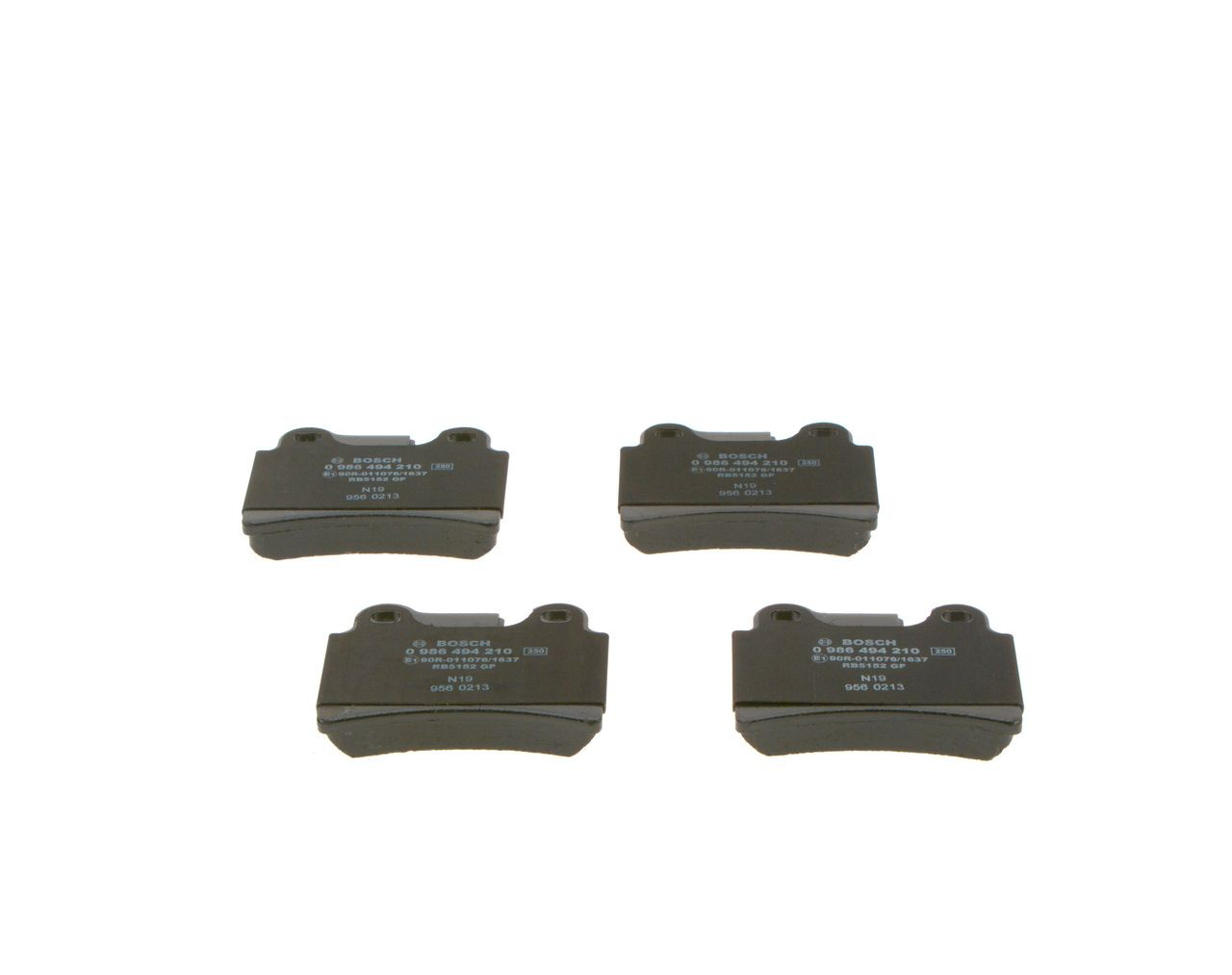 Задні гальмівні колодки Bosch 0986494210 ціна, від 40.17 USD