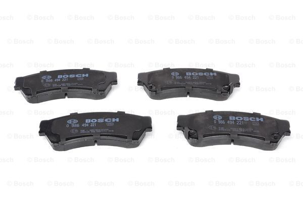 Передні тормозні колодки 0986494221 Bosch