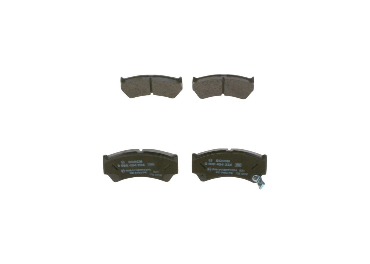 Купити 0986494234 Bosch Колодки гальмівні передні, дискові
