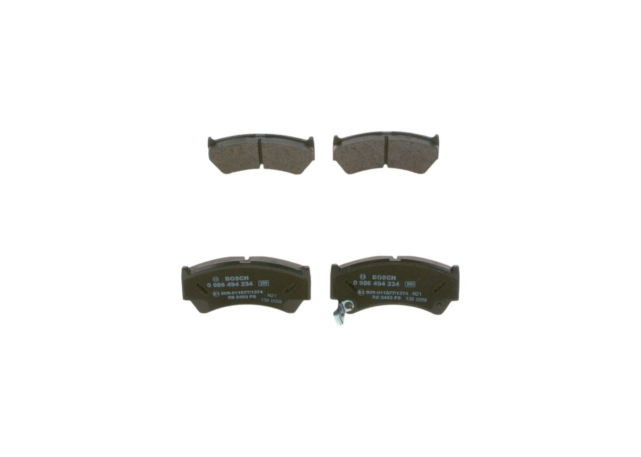 Гальмівні колодки Bosch 0986494234 ціна, від 15.20 USD