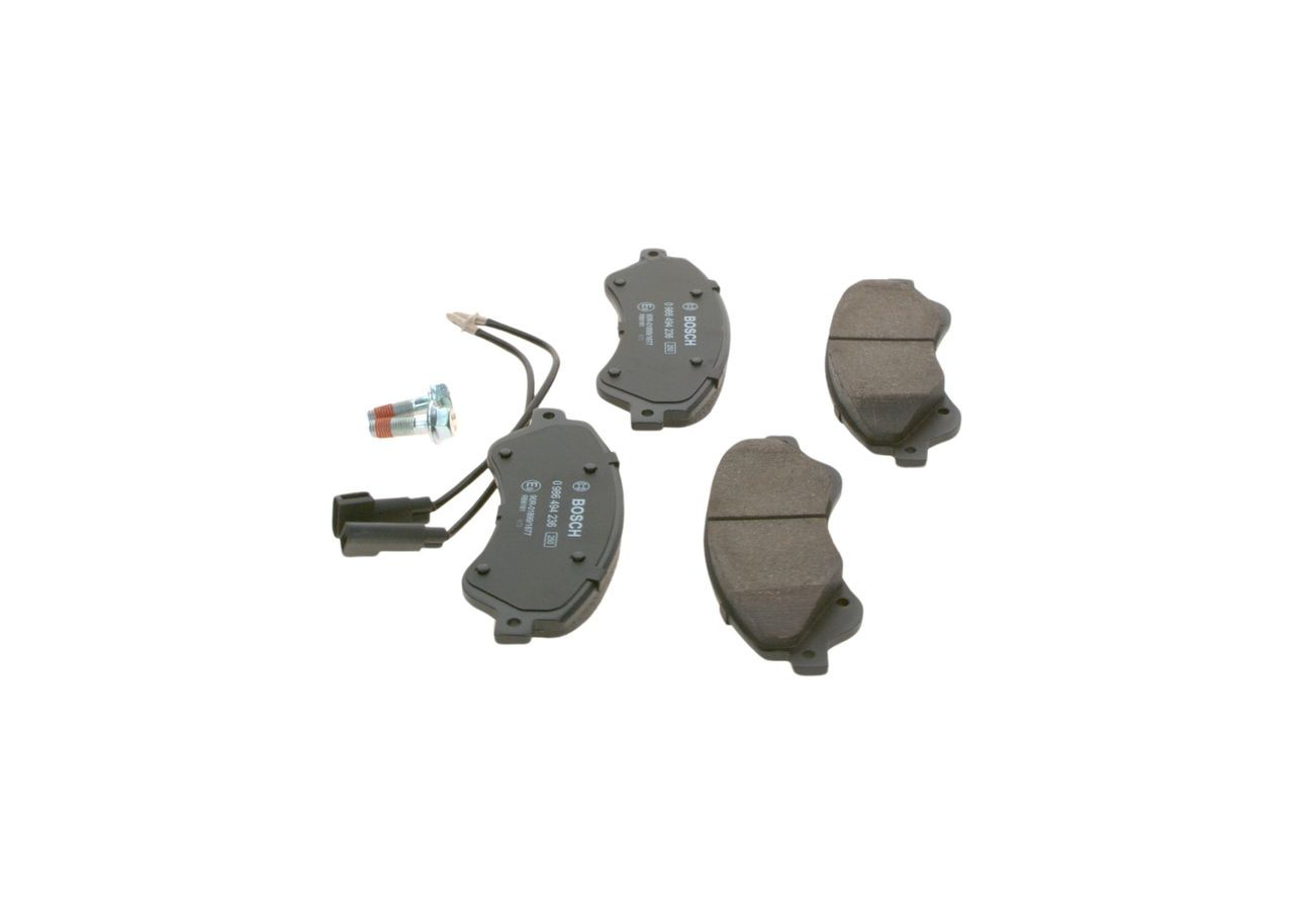 Купити 0986494236 Bosch Колодки гальмівні передні, дискові