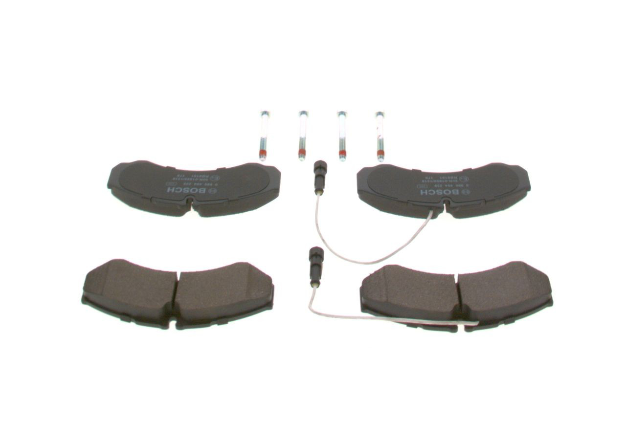 0986494239 Bosch Колодки гальмівні задні, дискові