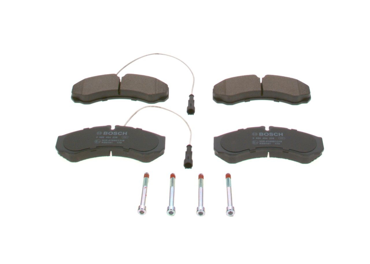 Задні дискові колодки Bosch 0986494239