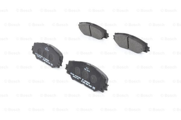 Передні тормозні колодки 0986494240 Bosch