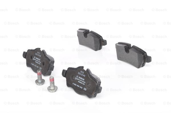 0986494242 Bosch Колодки гальмівні задні, дискові