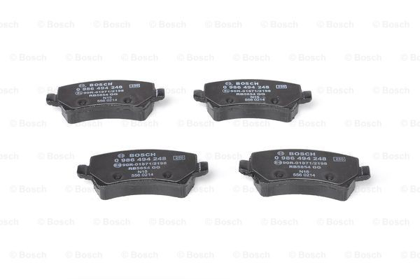 Купити 0986494248 Bosch Задні колодки