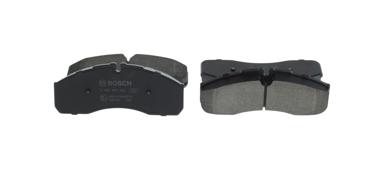 Купити 0986494266 Bosch Колодки гальмівні передні, дискові