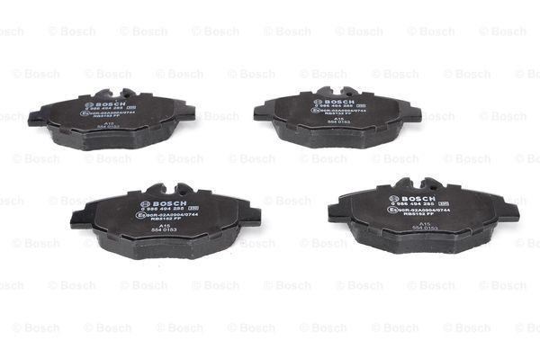 Купити 0986494285 Bosch Колодки гальмівні передні, дискові