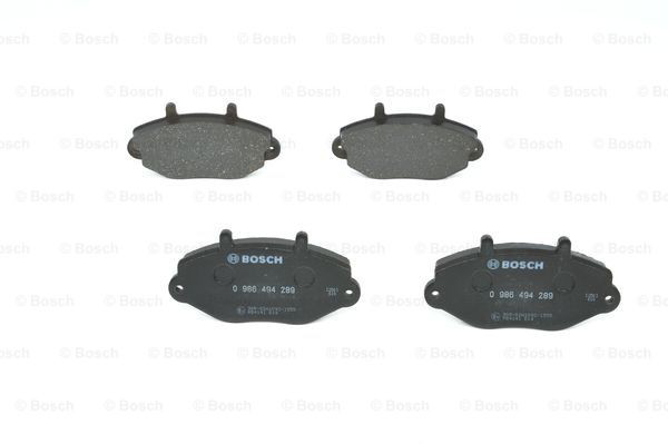 Передні тормозні колодки 0986494289 Bosch