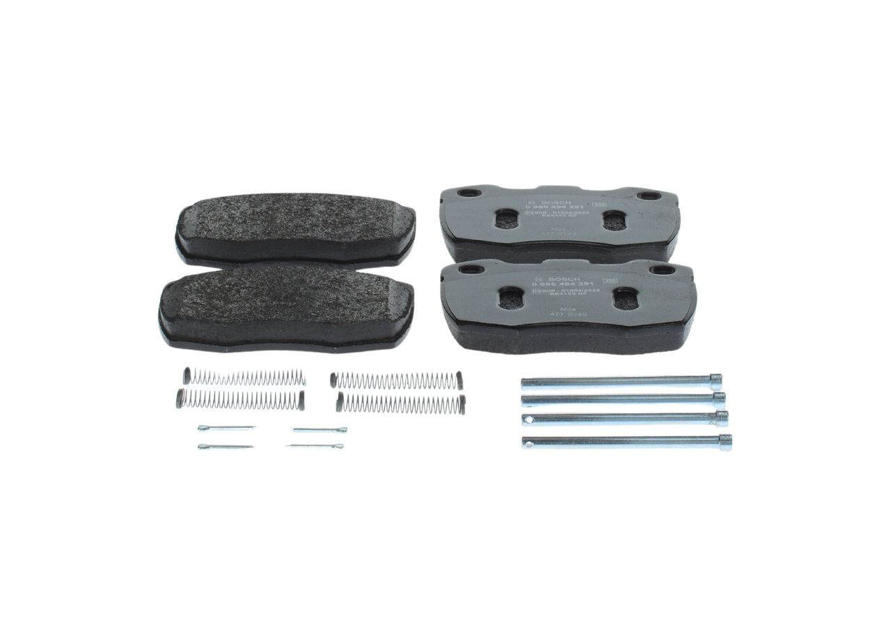0986494291 Bosch Передні гальмівні колодки