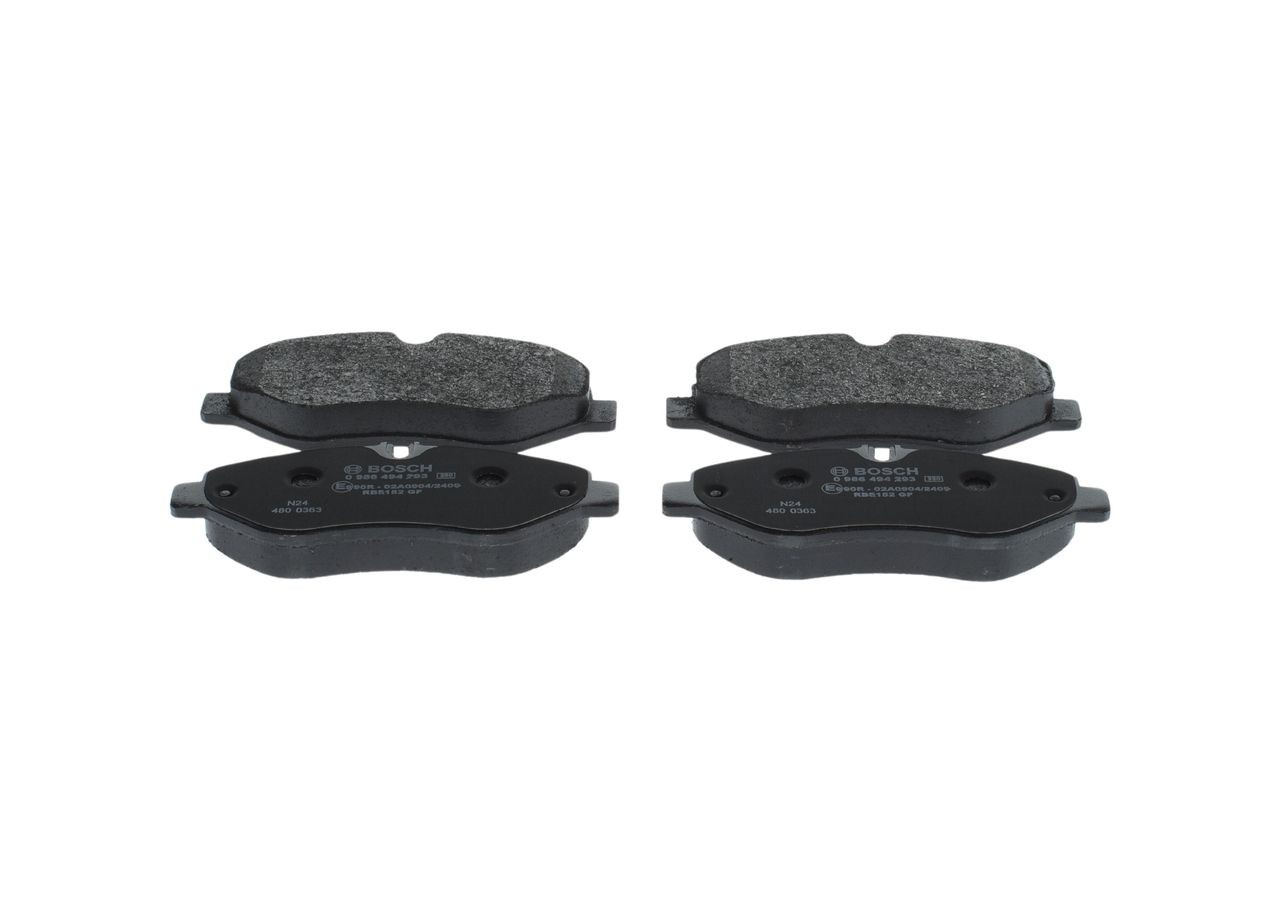 Купити 0986494293 Bosch Колодки гальмівні передні, дискові