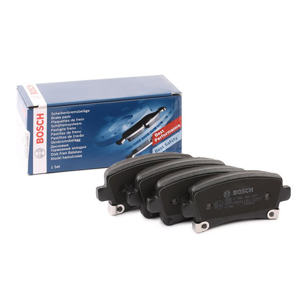 0986494297 Bosch Колодки гальмівні задні, дискові