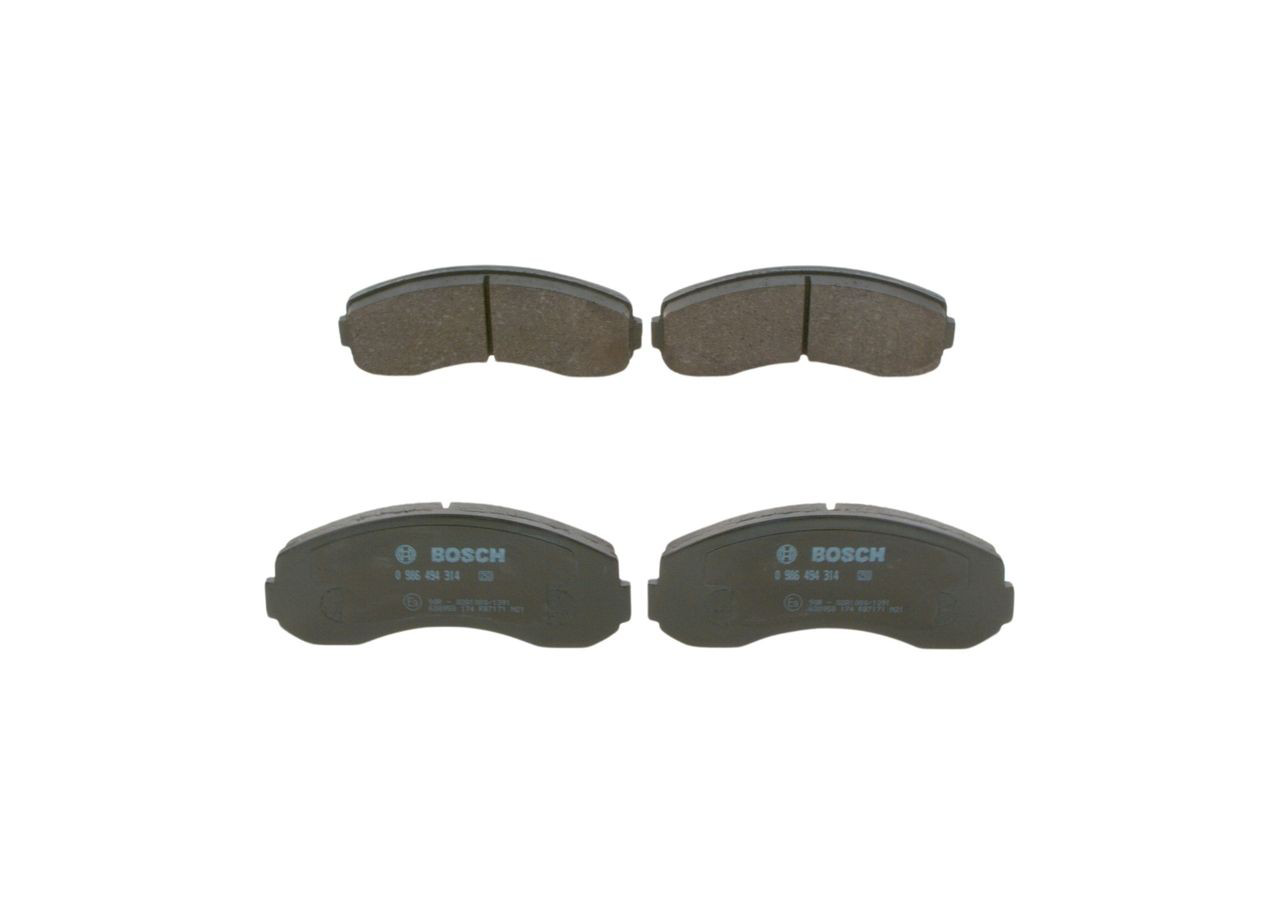 Купити 0986494314 Bosch Колодки гальмівні передні, дискові