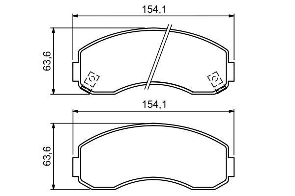 Гальмівні колодки Bosch 0986494314 ціна, від 26.77 USD