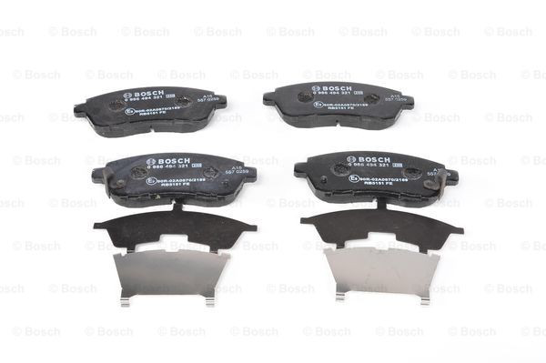 Гальмівні колодки Bosch 0986494321 ціна, від 26.84 USD