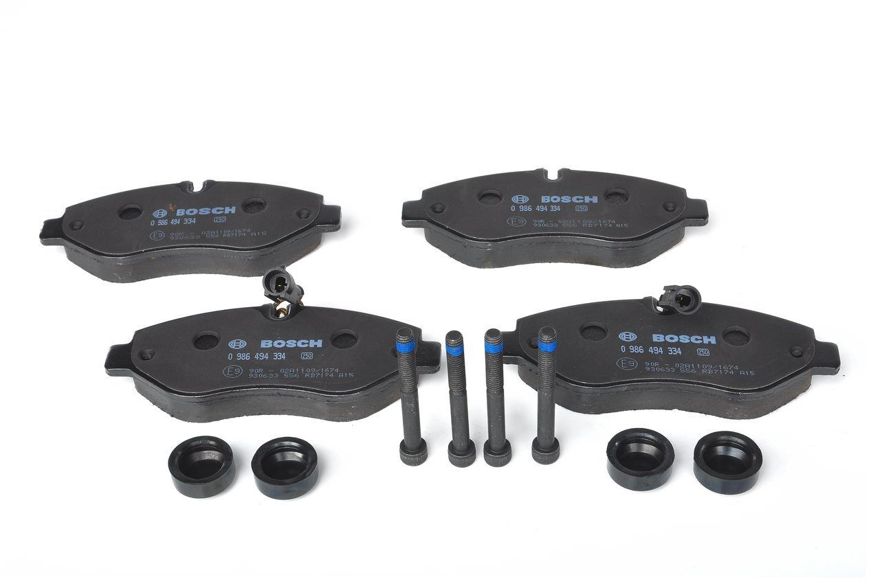 0986494334 Bosch Передні гальмівні колодки