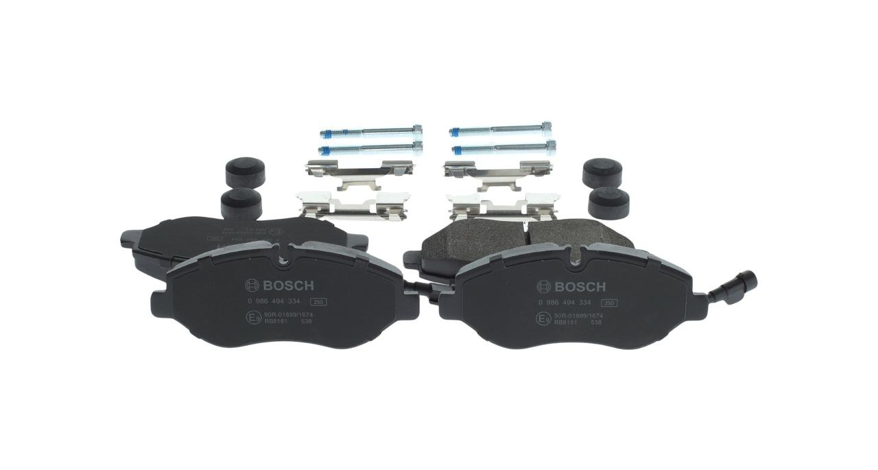 Передні тормозні колодки 0986494334 Bosch
