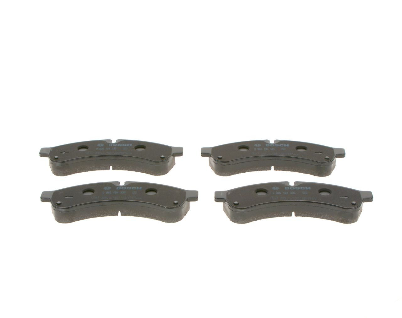 Задні гальмівні колодки Bosch 0986494335 ціна, від 41.82 USD