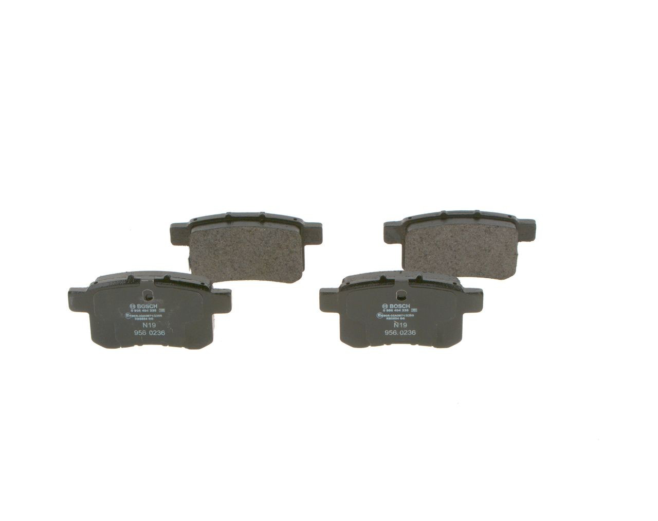 Задні гальмівні колодки Bosch 0986494338 ціна, від 22.44 USD