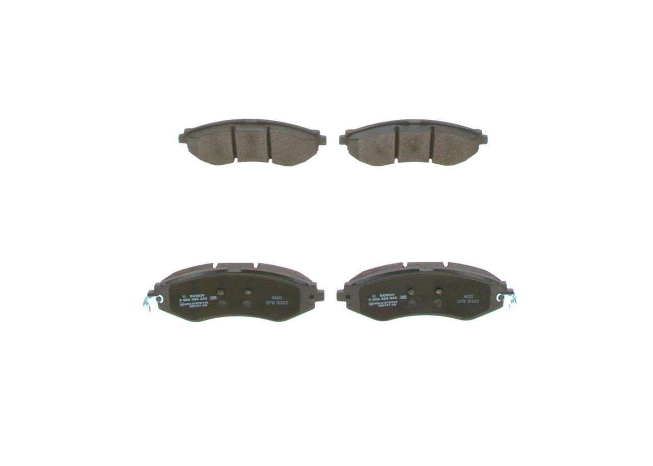 Тормозні колодки Bosch 0986494343