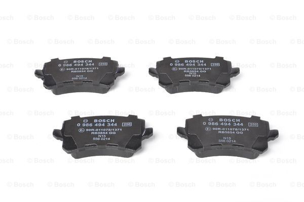 Задні гальмівні колодки Bosch 0986494344 ціна, від 28.00 USD