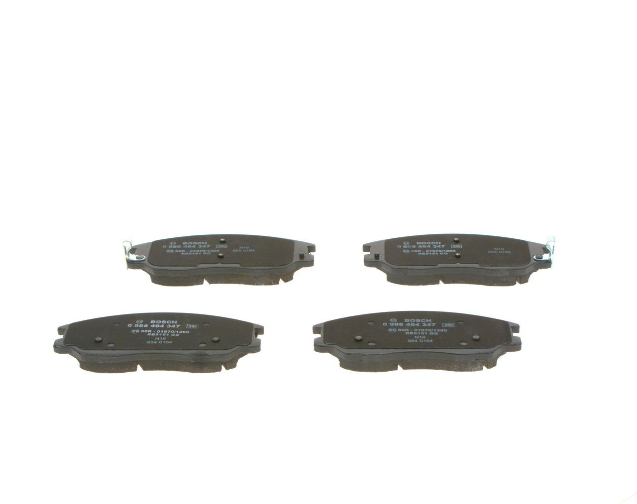 Гальмівні колодки Bosch 0986494347 ціна, від 42.58 USD