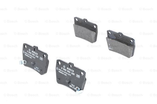 Задні гальмівні колодки 0986494350 Bosch