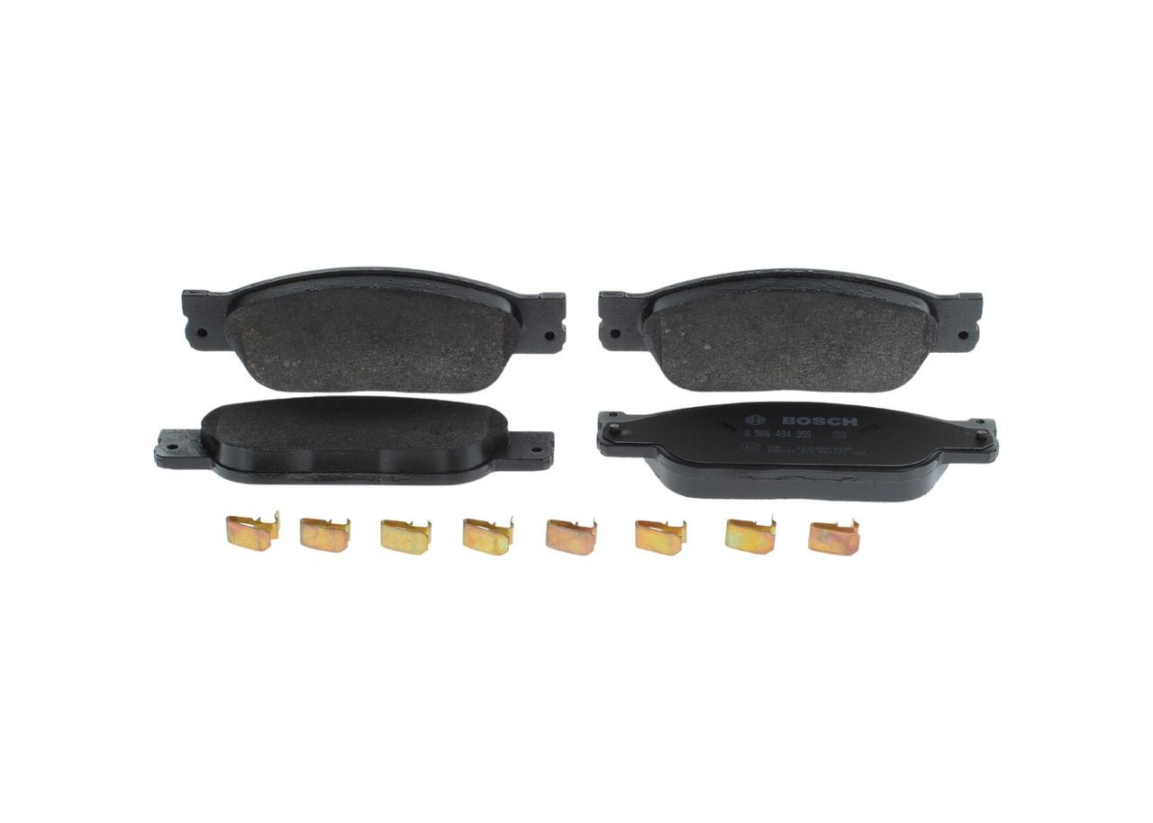 Передні тормозні колодки 0986494355 Bosch