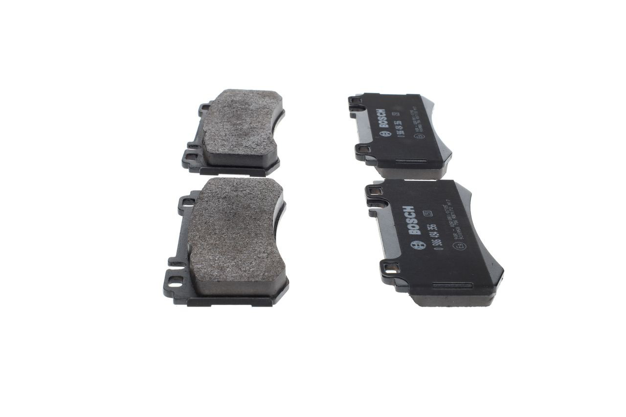 0986494356 Bosch Колодки гальмівні задні, дискові