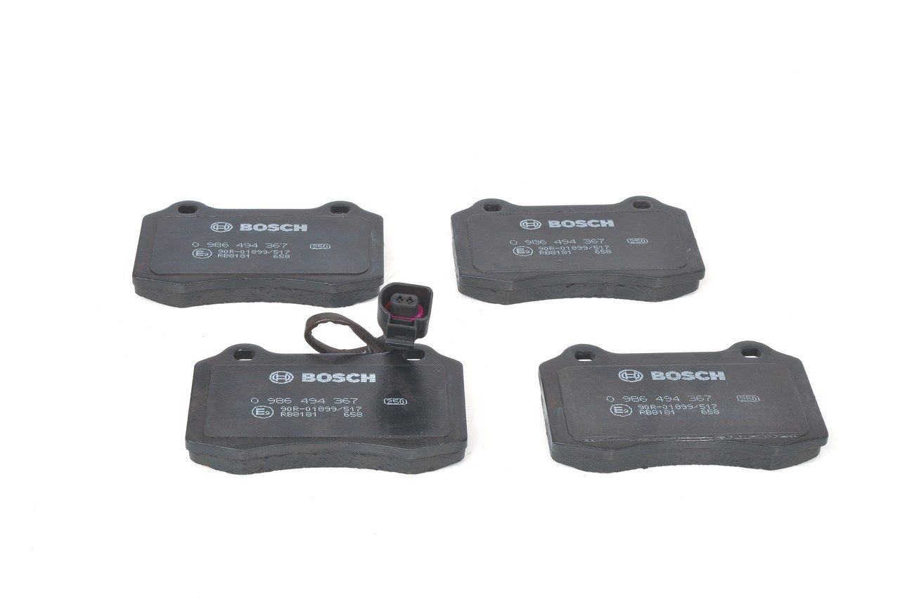 Передні тормозні колодки 0986494367 Bosch