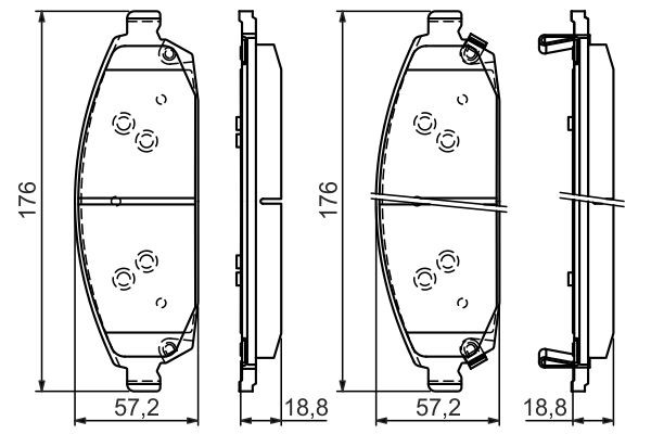 Гальмівні колодки Bosch 0986494370 ціна, від 37.05 USD