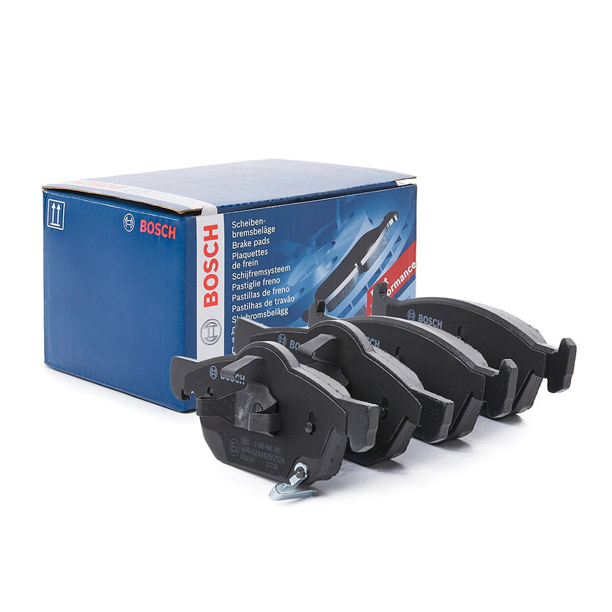 Купити 0986494383 Bosch Колодки гальмівні передні, дискові