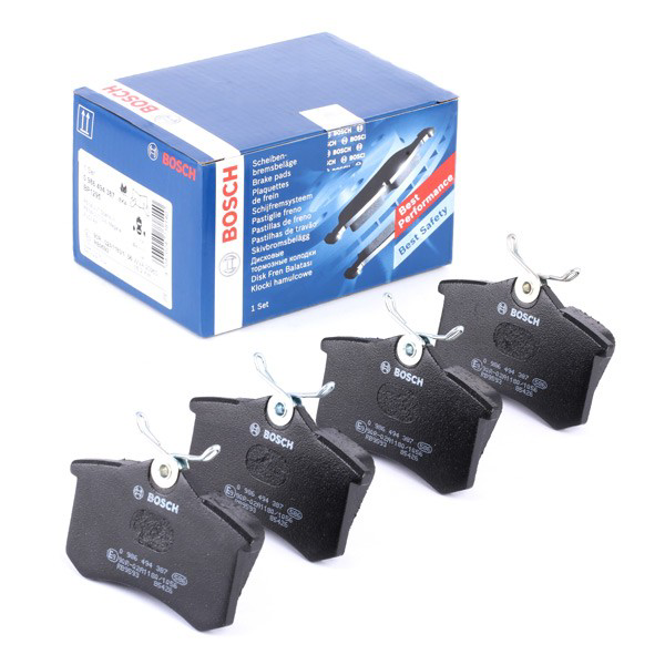 0986494387 Bosch Колодки гальмівні задні, дискові
