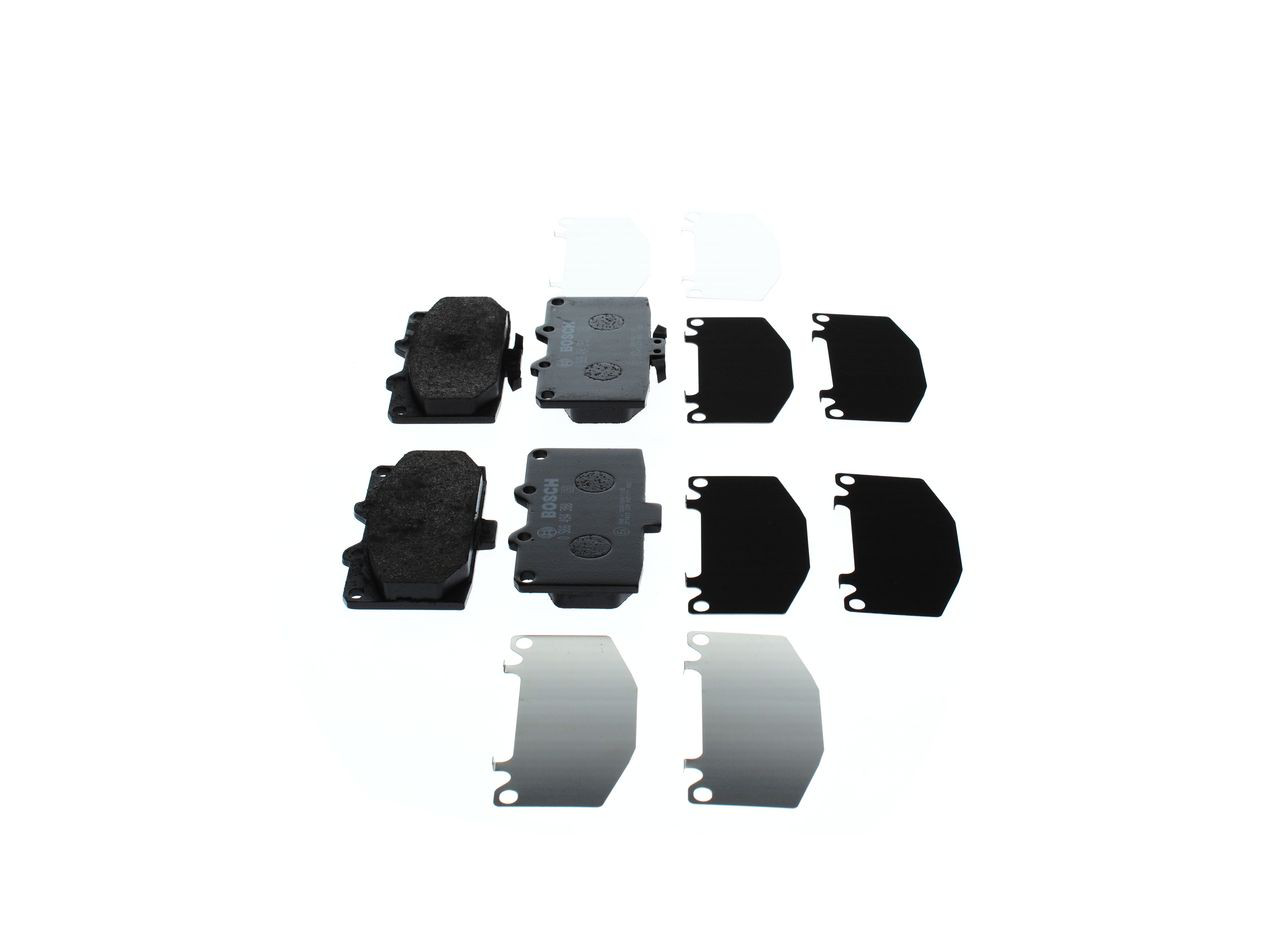Передні тормозні колодки 0986494398 Bosch