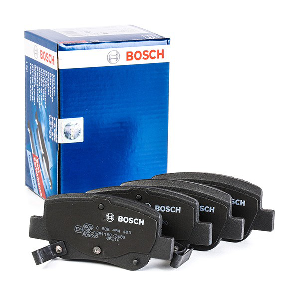 Задні гальмівні колодки 0986494403 Bosch