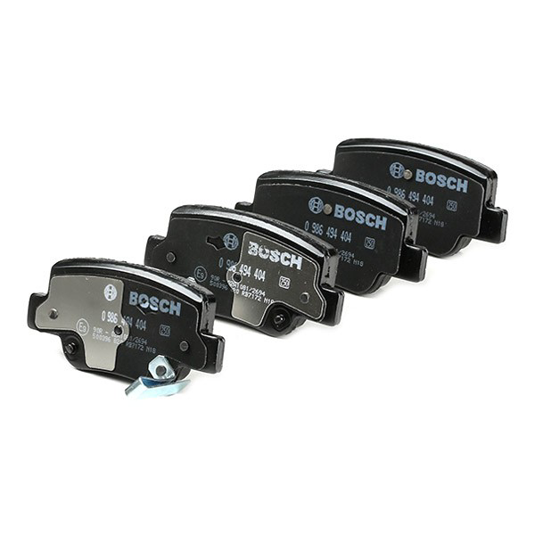 0986494404 Bosch Колодки гальмівні задні, дискові