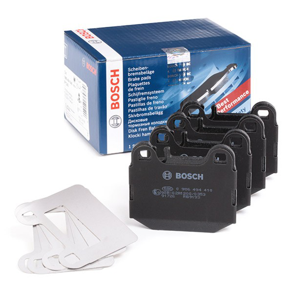 Задні гальмівні колодки 0986494410 Bosch
