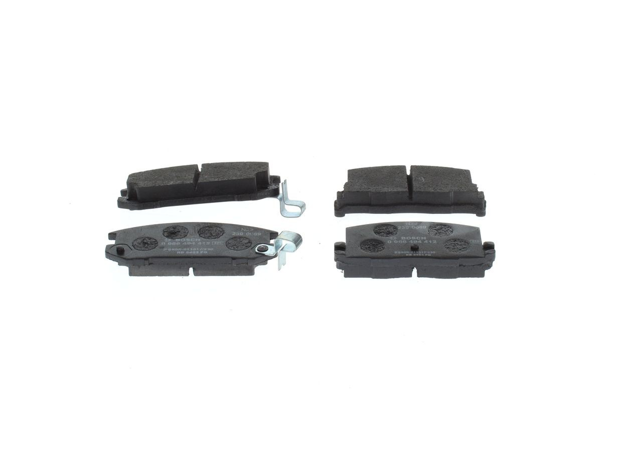 Задні дискові колодки Bosch 0986494412