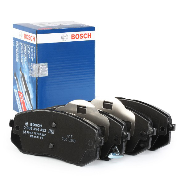 Передні тормозні колодки 0986494422 Bosch