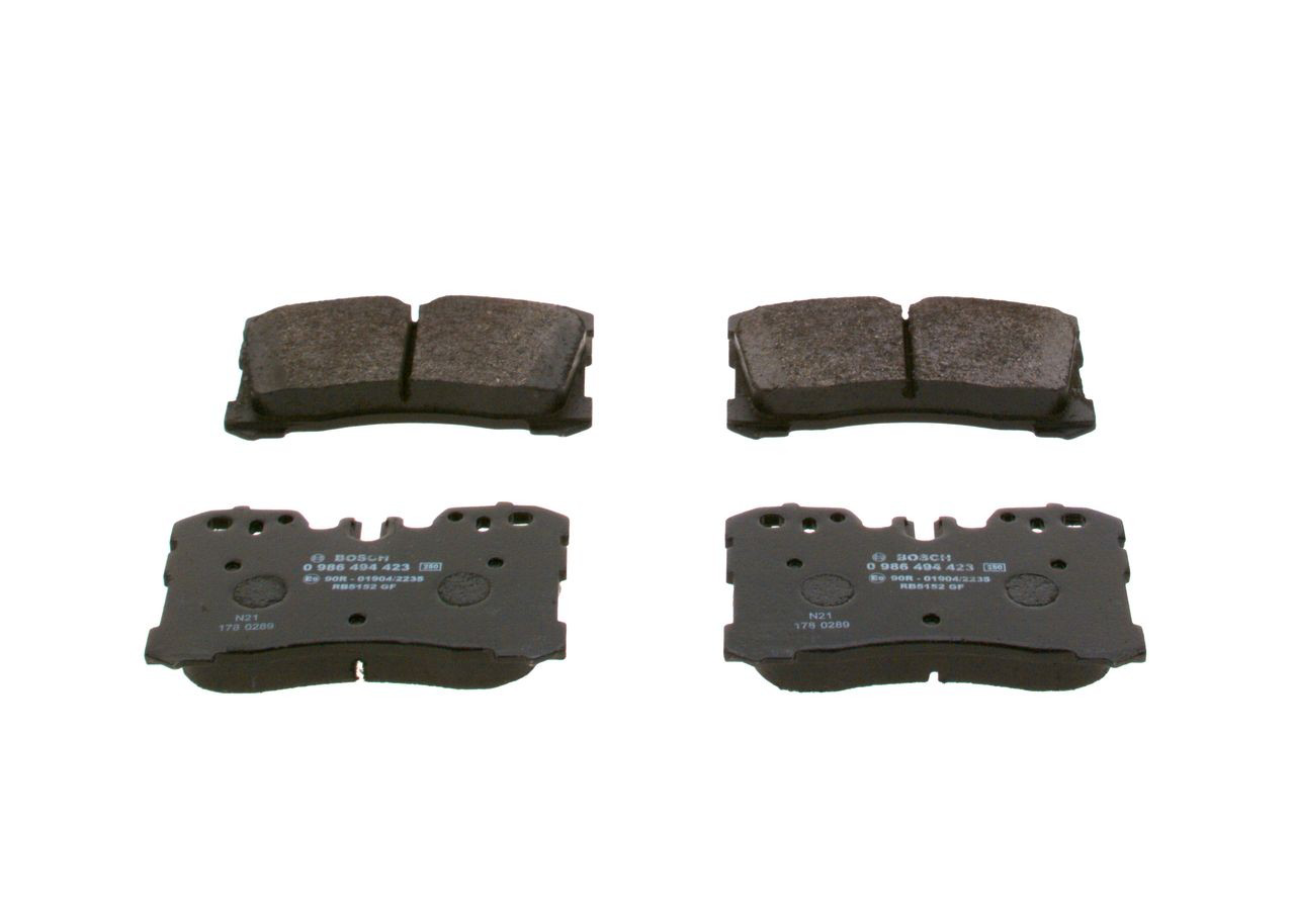 Гальмівні колодки Bosch 0986494423 ціна, від 36.61 USD
