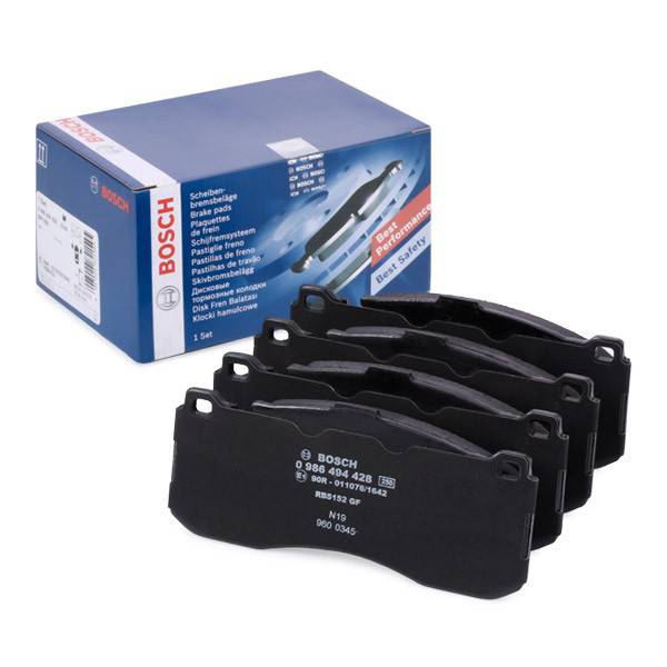 Передні тормозні колодки 0986494428 Bosch