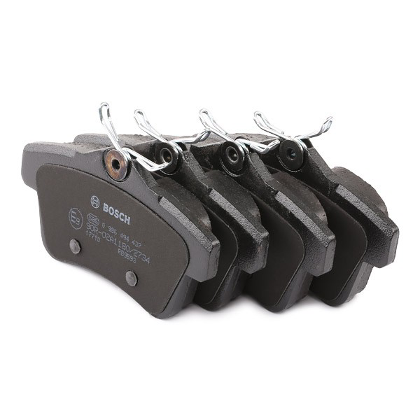 0986494437 Bosch Колодки гальмівні задні, дискові